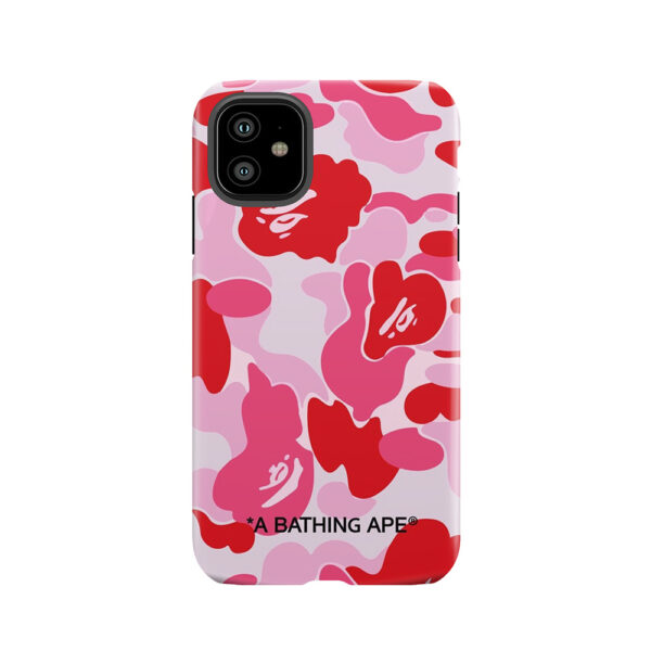 A Bathing Bape - Pink Camo Tough Phone Case