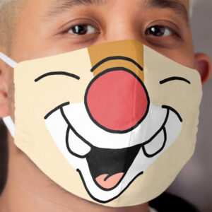 A Funny Red Nosed Chipmunk Cloth Face Mask