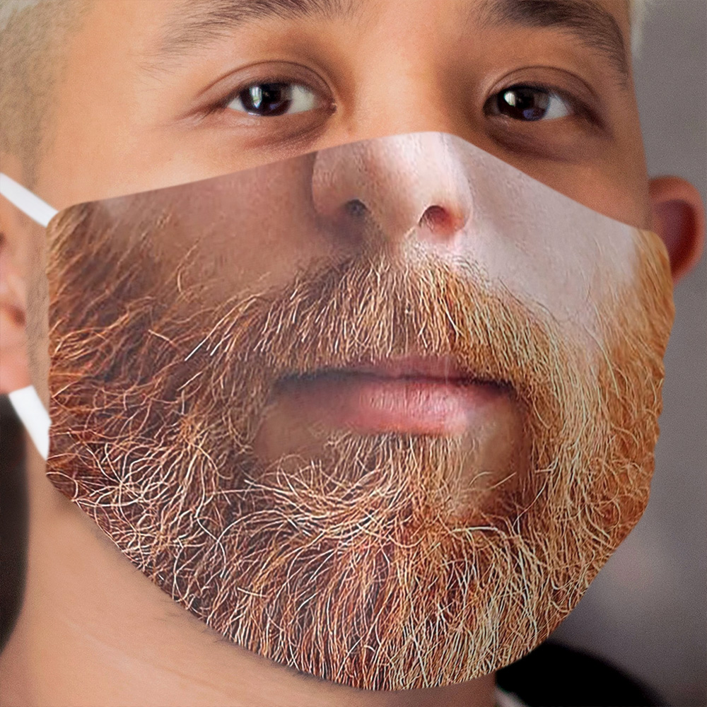 A luscious ginger beard Cloth Face Mask