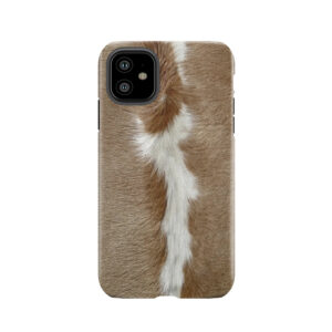 A Patch Of Cowhide. Tough Phone Case