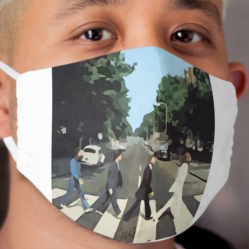 Abbey Road Album Cover Cloth Face Mask