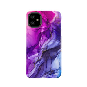 Abstract Vibrant Rainbow Ombre Tough Phone Case
