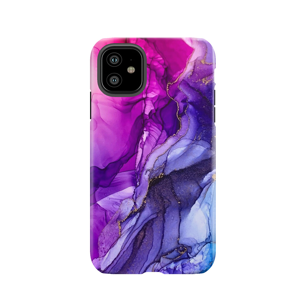 Abstract Vibrant Rainbow Ombre Tough Phone Case