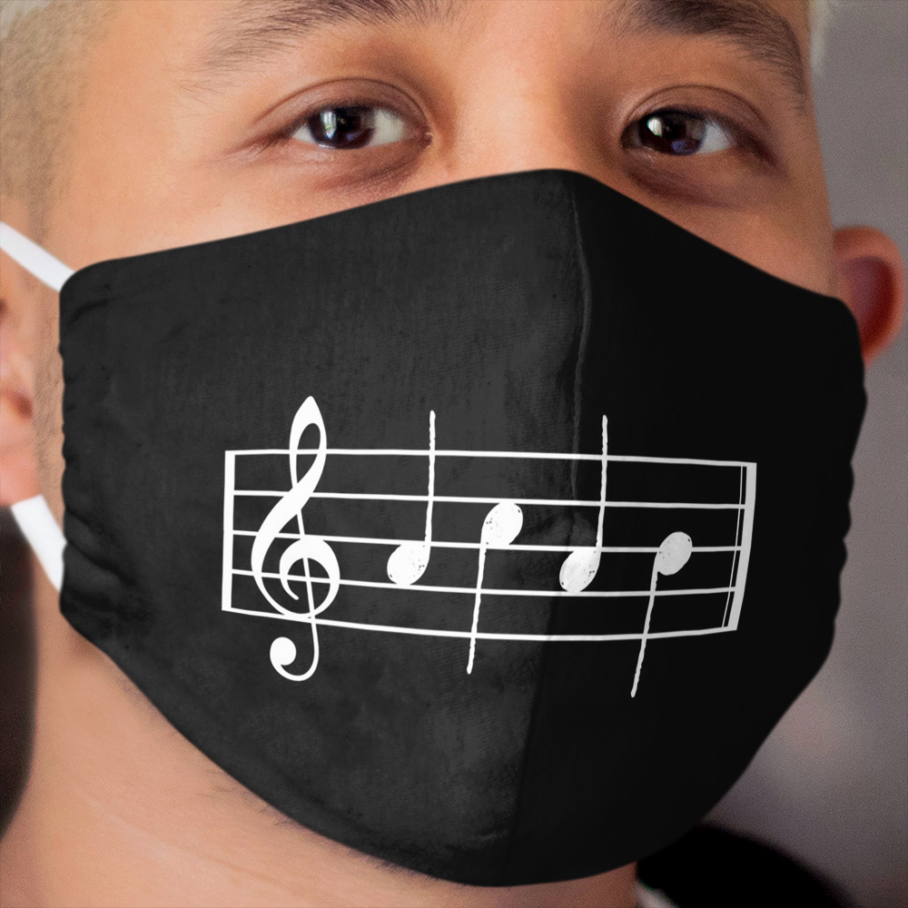 ACAB In Musical Notes Cloth Face Mask