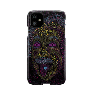 Acid Scientist Tongue Out Psychedelic Art Poster Phone Case