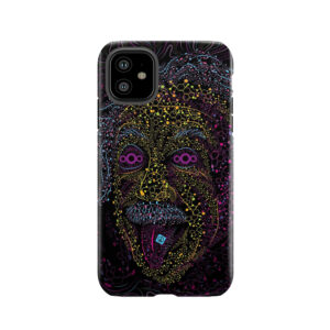 Acid Scientist Tongue Out Psychedelic Art Poster Tough Phone Case