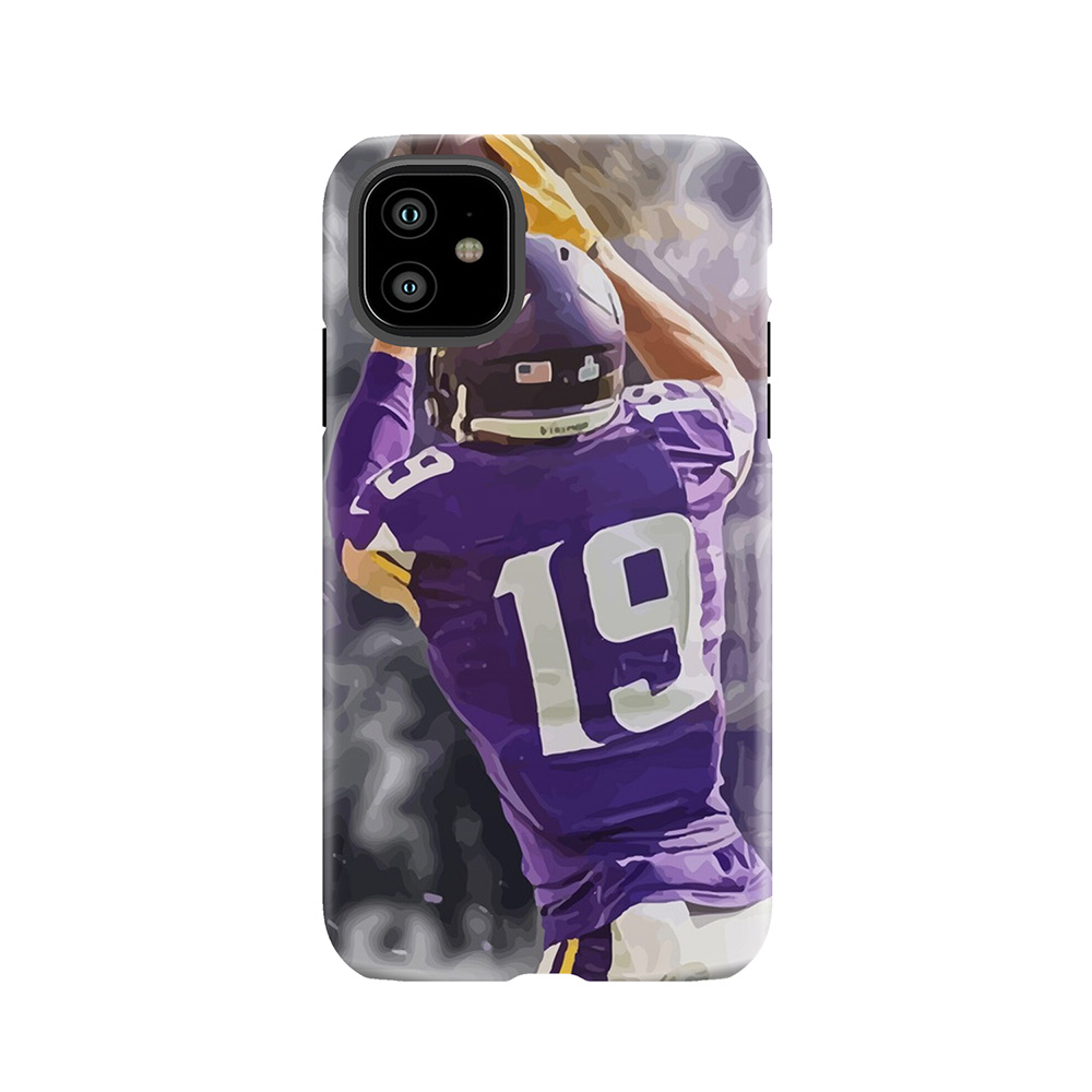 Adam Thielen Minnesota Vikings Illustration Tough Phone Case