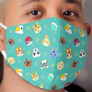 Adventure Animal Pattern on the New Island Cloth Face Mask