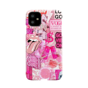 Aesthetic Pink Collage Phone Case