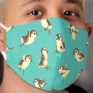 Airborne Baby Ducks Cloth Face Mask