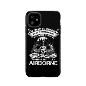 Airborne Infantry Mom Airborne Jump Wings Airborne Badge Airborne Brot Tough Phone Case