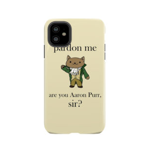Alexander Hamilcat (Black Text) Tough Phone Case