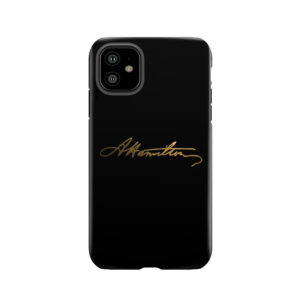 Alexander Hamilton Gold Signature Tough Phone Case