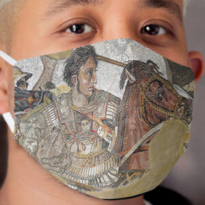 Alexander the Great mosaic Cloth Face Mask