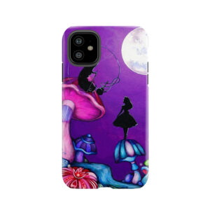 Alice In Wonderland And Caterpillar Tough Phone Case