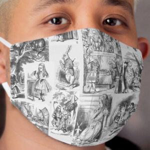 Alice in Wonderland Cloth Face Mask