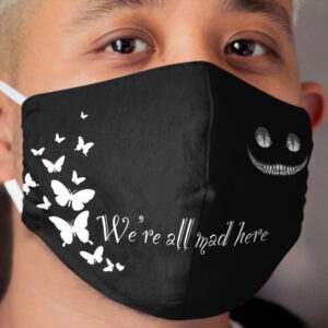 Alice In Wonderland Themed Cloth Face Mask