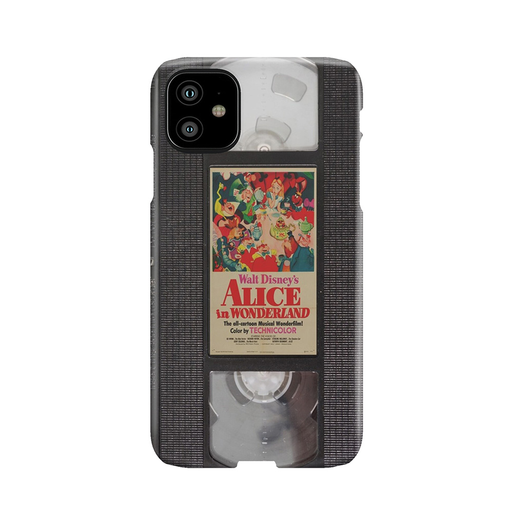Alice In Wonderland Vhs Phone Case Chief Tshirt