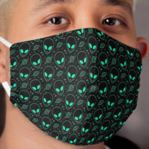 Alien Pattern Cloth Face Mask