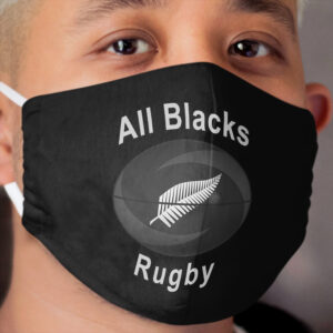 All Blacks Rugby World Cup Ball design Cloth Face Mask