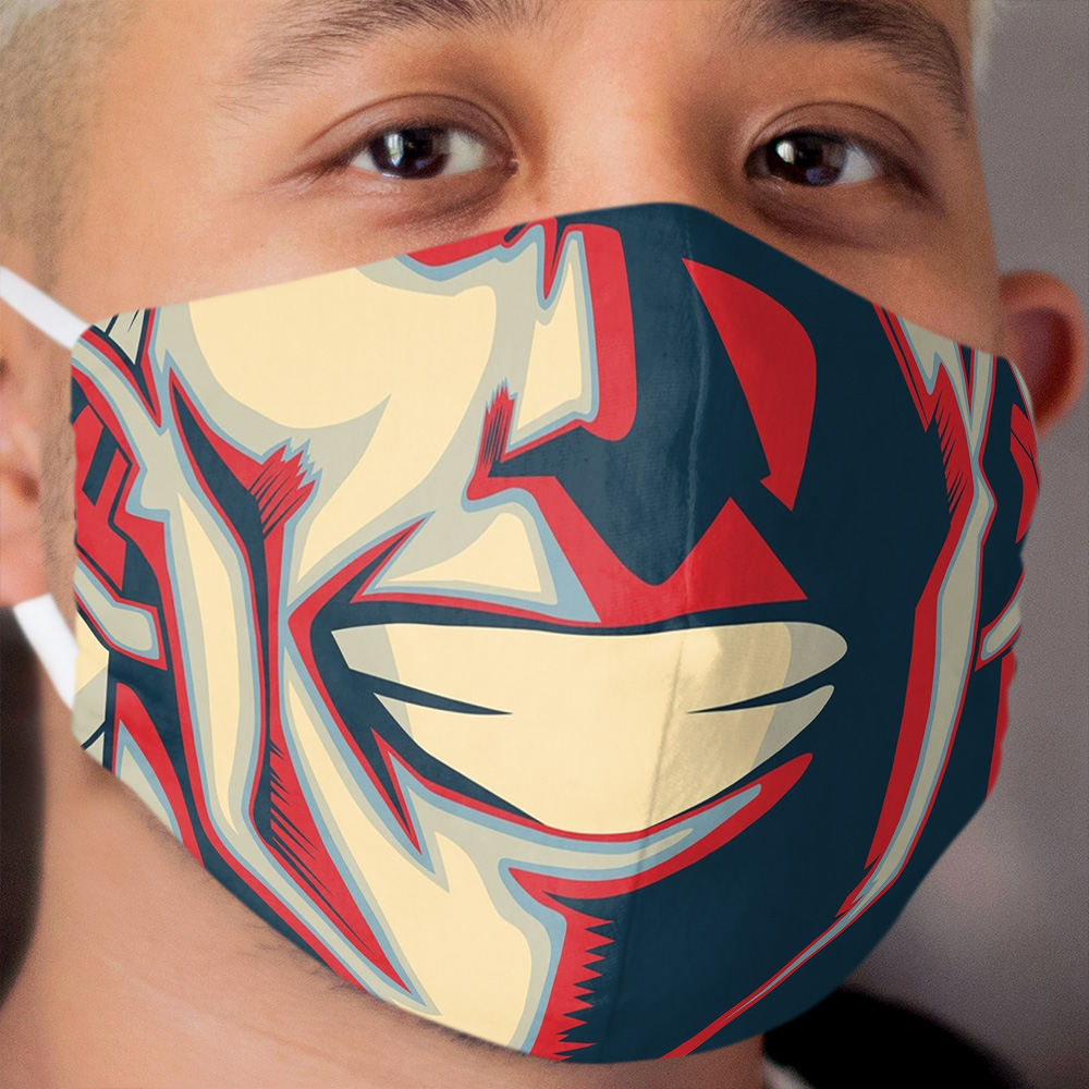 All Might Retro Cloth Face Mask