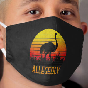 Allegedly Ostrich Cloth Face Mask