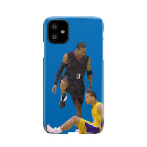 Allen Iverson Steps Over Tyronn Lue Low Poly Phone Case