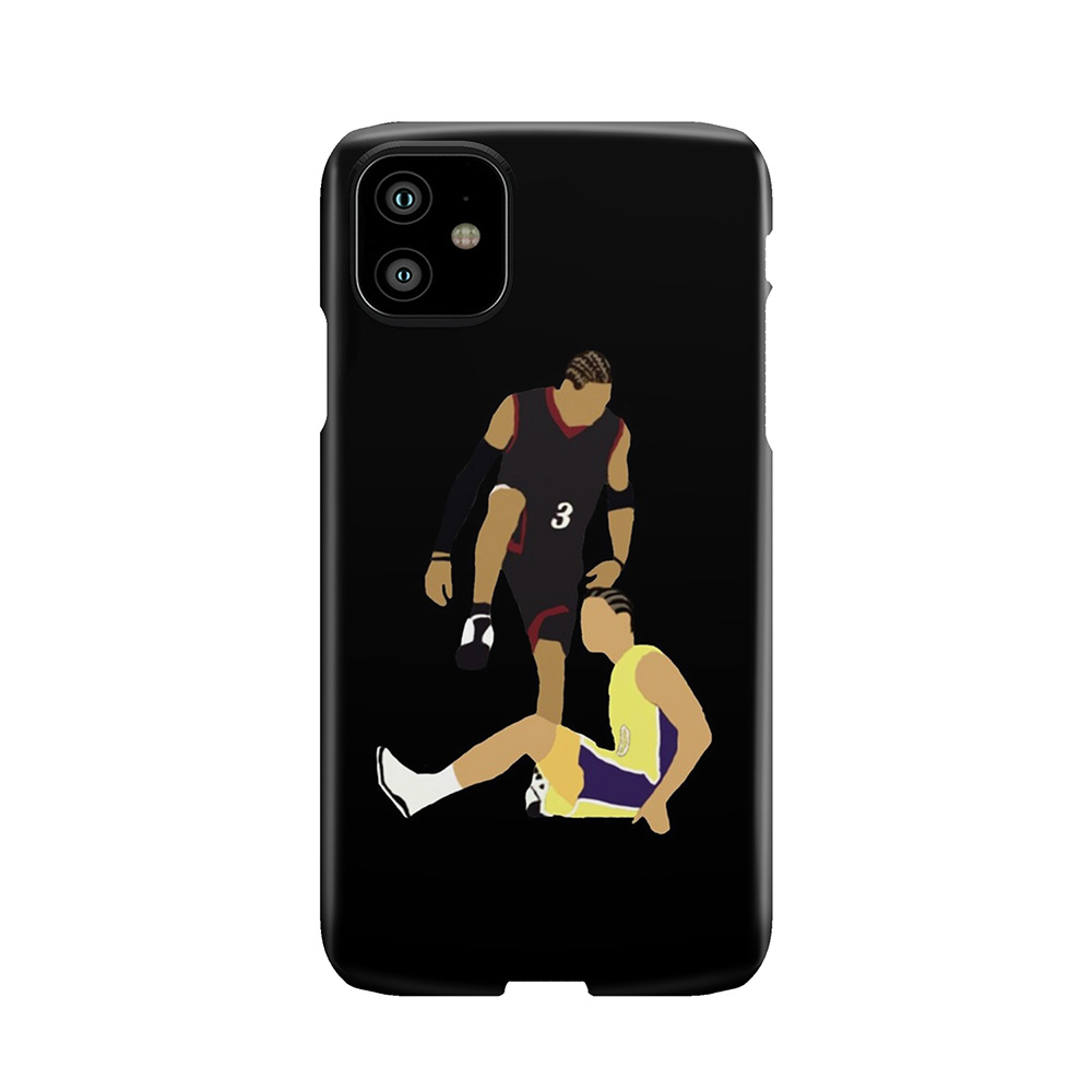 Allen Iverson Steps Over Tyronn Lue Phone Case