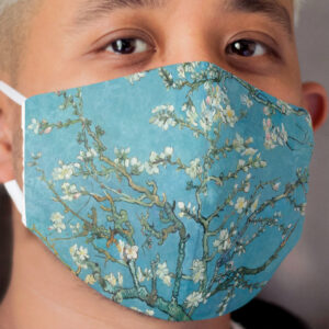 almond blossoms Cloth Face Mask 2