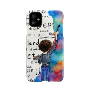 Always Keep Fighting Watercolor Painting (2015) Revamp Phone Case
