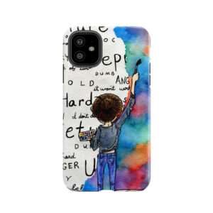 Always Keep Fighting Watercolor Painting (2015) Revamp Tough Phone Case