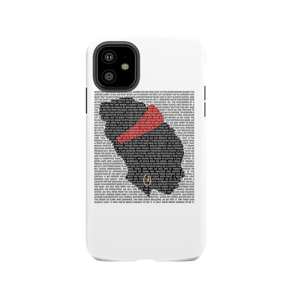 Amanda Gorman Inauguration 2021 Poet Poem Funny Retro Tough Phone Case