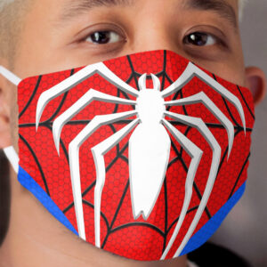 Amazing Spider Hero ( Geek Nerdy gamer White Red Blue Web Comics) Cloth Face Mask