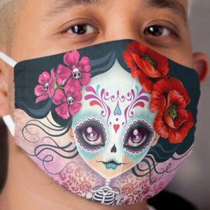 Amelia Calavera - Sugar Skull Cloth Face Mask