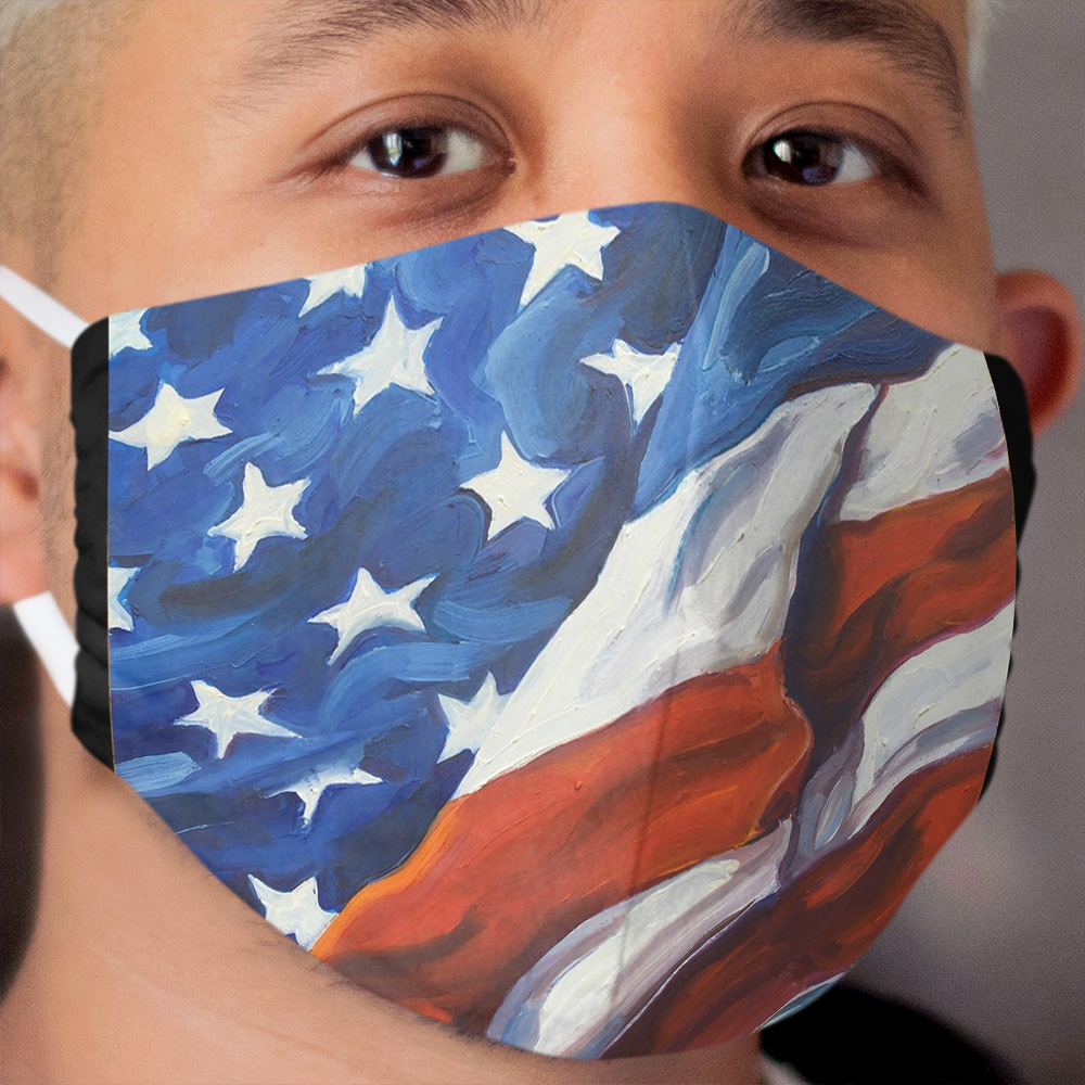 American Flag - Country First Cloth Face Mask