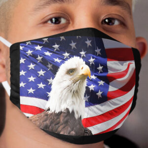 American Flag Usa Flag Eagle Flag Cloth Face Mask