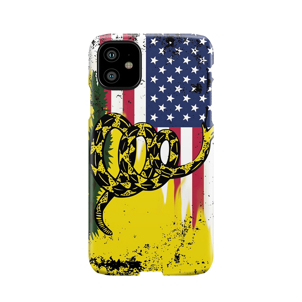 American Gadsden Flag Worn Phone Case
