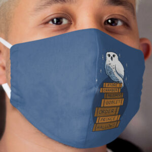 An Owl with the Books Cloth Face Mask