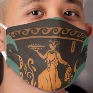 Ancient Greek Pottery Cloth Face Mask