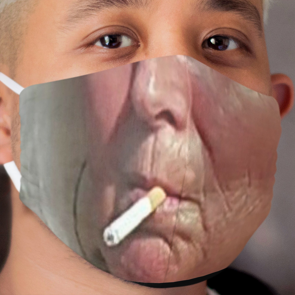 Angela Smoking Cloth Face Mask