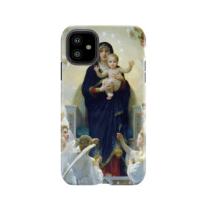 Angels Surrounded Jesus And Mary Tough Phone Case