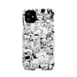 Angry Bakugou Katsuki Collage Phone Case