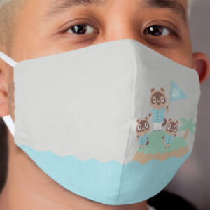 Animal Crossing New Horizons Dock Logo Cloth Face Mask