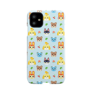 Animal Crossing Pattern - Blue Phone Case