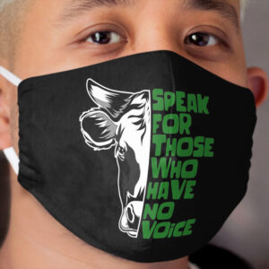 Animal Rights / Vegan Quote : Cow Cloth Face Mask