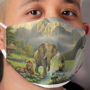 Animals in Paradise Cloth Face Mask