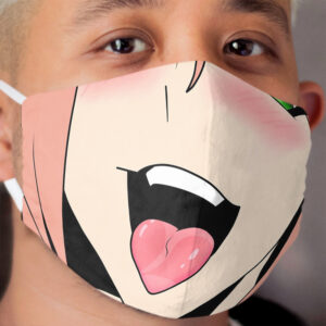 Anime Ahegao Cloth Face Mask