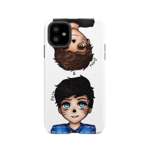 Anime Dan And Phil Tough Phone Case