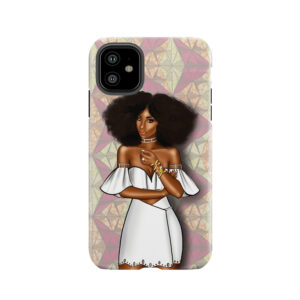 Ankara X White Tough Phone Case