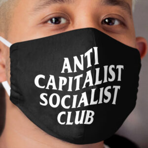 Anti Capitalist Socialist Club - The Peach Fuzz Cloth Face Mask